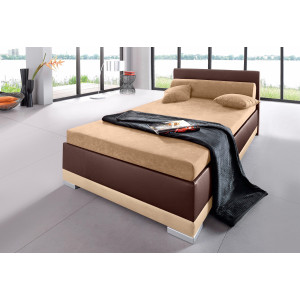 Maintal Gestoffeerd bed Imitatieleer, in 6 verschillende uitvoeringen, made in Germany