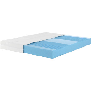 Malie Koudschuimmatras 7 zones matras XXL 90x200 cm, 140x200 cm & andere afmetingen hoogte 20 cm