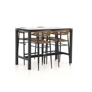 Manifesto Belpasso/Trecenta 150cm barset 5-delig stapelbaar - Laagste prijsgarantie!