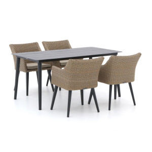 Manifesto Matese/Sora 160cm dining tuinset 5-delig - Laagste prijsgarantie!