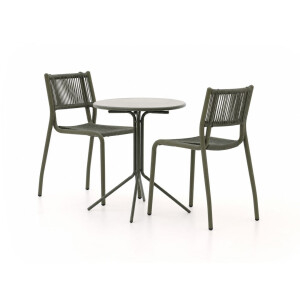 Manifesto Misurina/Aziano ø60cm dining tuinset 3-delig stapelbaar - Laagste prijsgarantie!