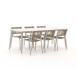 Manifesto Misurina/Sora 220cm dining tuinset 7-delig - Laagste prijsgarantie!