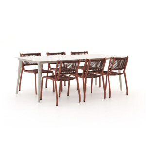 Manifesto Misurina/Sora 220cm dining tuinset 7-delig - Laagste prijsgarantie!