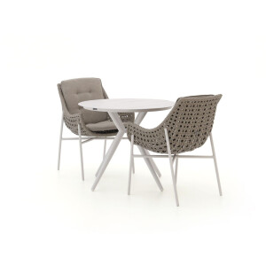 Manifesto Novara/Sora ø 90cm dining tuinset 3-delig - Laagste prijsgarantie!