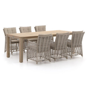 Manifesto Ortello/ROUGH-S 220cm dining tuinset 7-delig - Laagste prijsgarantie!