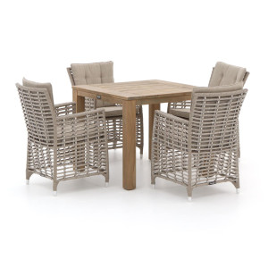 Manifesto Ortello/ROUGH-S 90cm dining tuinset 5-delig - Laagste prijsgarantie!