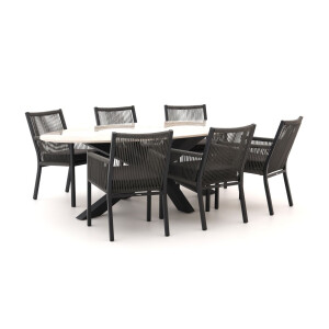 Manifesto Rivola/Induno Ellips 240cm dining tuinset 7-delig - Laagste prijsgarantie!