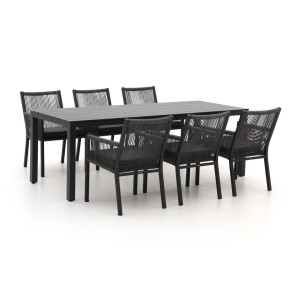 Manifesto Rivola/Menzano 220cm dining tuinset 7-delig - Laagste prijsgarantie!