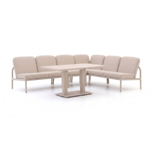 Manifesto San Teodoro/Usini 140cm hoek dining loungeset 5-delig verstelbaar - Laagste prijsgarantie!