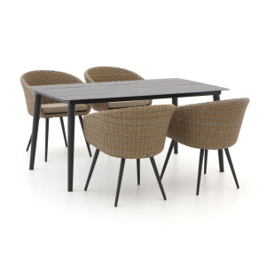 Manifesto Veruno/Sora 160cm dining tuinset 5-delig - Laagste prijsgarantie!