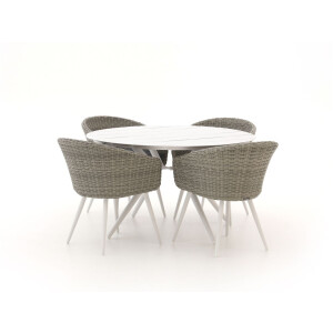 Manifesto Veruno/Sora ø127cm dining tuinset 5-delig - Laagste prijsgarantie!