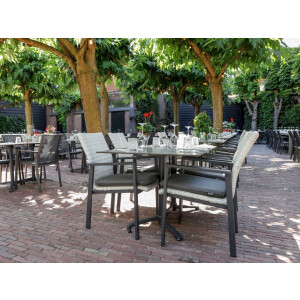 Manifesto Villongo/Sestino 220cm dining tuinset 7-delig stapelbaar - Laagste prijsgarantie!
