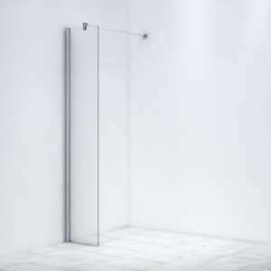 Marenza Bellini Inloopdouche - 40x200cm - helder glas - chroom WR40-C/C