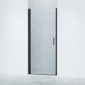 Marenza Neptune 6211 Douchedeur - 90x200cm - profiel - veiligheidsglas - anti kalk - mat zwart SKII6211-90MB