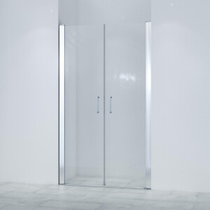 Marenza Neptune Pendeldeur - 120x200cm - 6mm veiligheidsglas - anti kalk - chroom SKII622SALOON-120