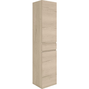 MARLIN Hoge kast 3500maxus 40 cm breed, soft-closefunctie, badkamermeubel, voorgemonteerd