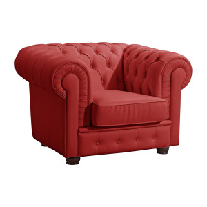 Max Winzer Chesterfield-fauteuil WINDSOR met elegante knoopstiksels