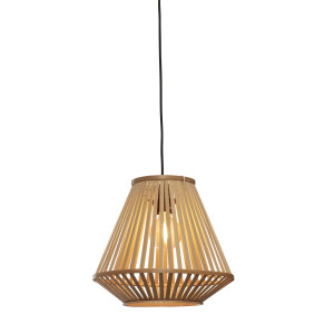 GOOD&MOJO Hanglamp 'Merapi' Diamond, Bamboe, 30cm, kleur Naturel