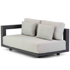 Metropolitan 2.5 seater bench right arm with 5 cushions