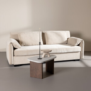 Nohr 3-zits Bank 'Mickle' 230cm, kleur Bruin