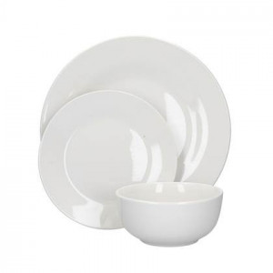 Mikasa - Servies Set, 12 Delig, Porselein, Wit - Mikasa | Alexis