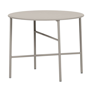 Mila metalen tuin salontafel grijs - Ø 50 cm