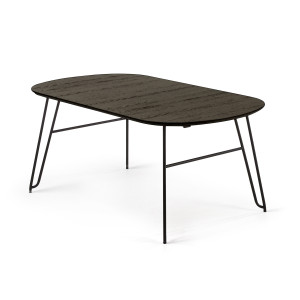 Kave Home Uitschuifbare Ovale Eettafel 'Milian' 170 - 320 x 100cm