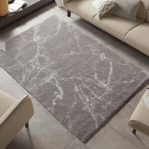 Vloerkleed Mayrin - Grijs 150x80cm - - Dekbed-Discounter.nl