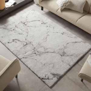 Vloerkleed Mayrin - Wit 170x120cm - Polypropyleen - Dekbed-Discounter.nl