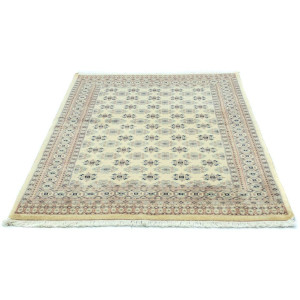 morgenland Vloerkleed Buchara vloerkleed met de hand geknoopt beige