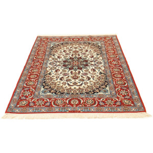 morgenland Vloerkleed Isfahan vloerkleed met de hand geknoopt beige