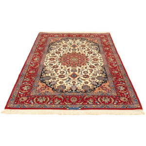 morgenland Vloerkleed Isfahan vloerkleed met de hand geknoopt beige