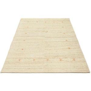 morgenland Wollen kleed Gabbeh-kleed met de hand geknoopt beige