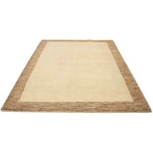 morgenland Wollen kleed Gabbeh-kleed met de hand geknoopt beige