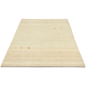 morgenland Wollen kleed Gabbeh-kleed met de hand geknoopt beige