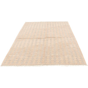 morgenland Wollen kleed Kelim modern geheel gedessineerd beige 223 x 132 cm