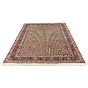 morgenland Wollen kleed Moud medaillon beige 196 x 149 cm