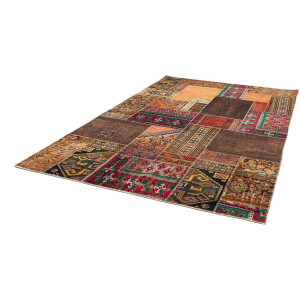 morgenland Wollen kleed Patchwork 256 x 172 cm