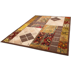 morgenland Wollen kleed Patchwork 300 x 216 cm