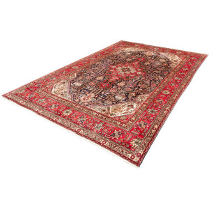 morgenland Wollen kleed Tabriz medaillon rosso 300 x 195 cm