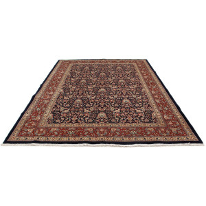 morgenland Wollen kleed Tabriz sterk gedessineerd nero 295 x 195 cm