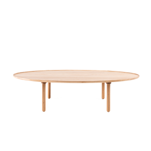 Mu coffee table houten salontafel whitewash - 150 x 80 cm