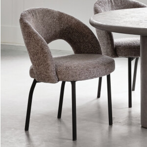 MUST Living Eetkamerstoel 'Arca' kleur Bruin
