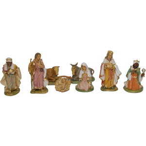 my home Kribbefiguur Kerst versiering (set, 8 stuks)