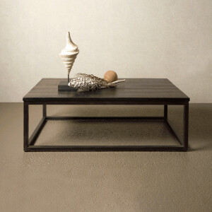 Tower Living Salontafel 'Paterno' kleur Zwart, 135 x 75cm