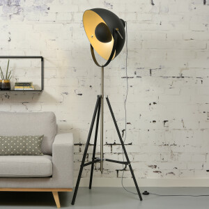 its about RoMi Vloerlamp 'Hollywood' 183cm, kleur Zwart