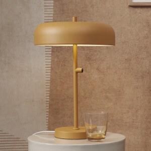 its about RoMi Tafellamp 'Porto' 45cm, kleur Mosterdgeel