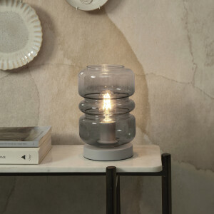 its about RoMi Tafellamp 'Verona' 23cm, kleur Lichtgrijs