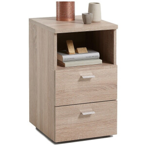 Nachtkastje Colima Small 62 cm hoog - Eiken