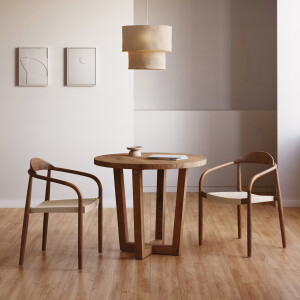 Kave Home Ronde Bistrotafel 'Nahla' Acaciahout, 90cm